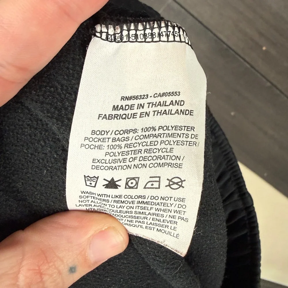 Nike Dri-FIT Standard Fit Men's Small Black Athletic Training Pants Athleisure